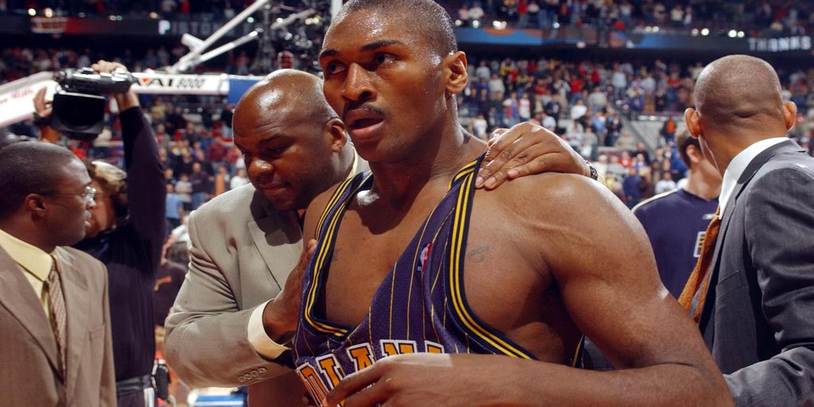 Metta World Peace Says Pacers Malice In The Palace Started As A Bet