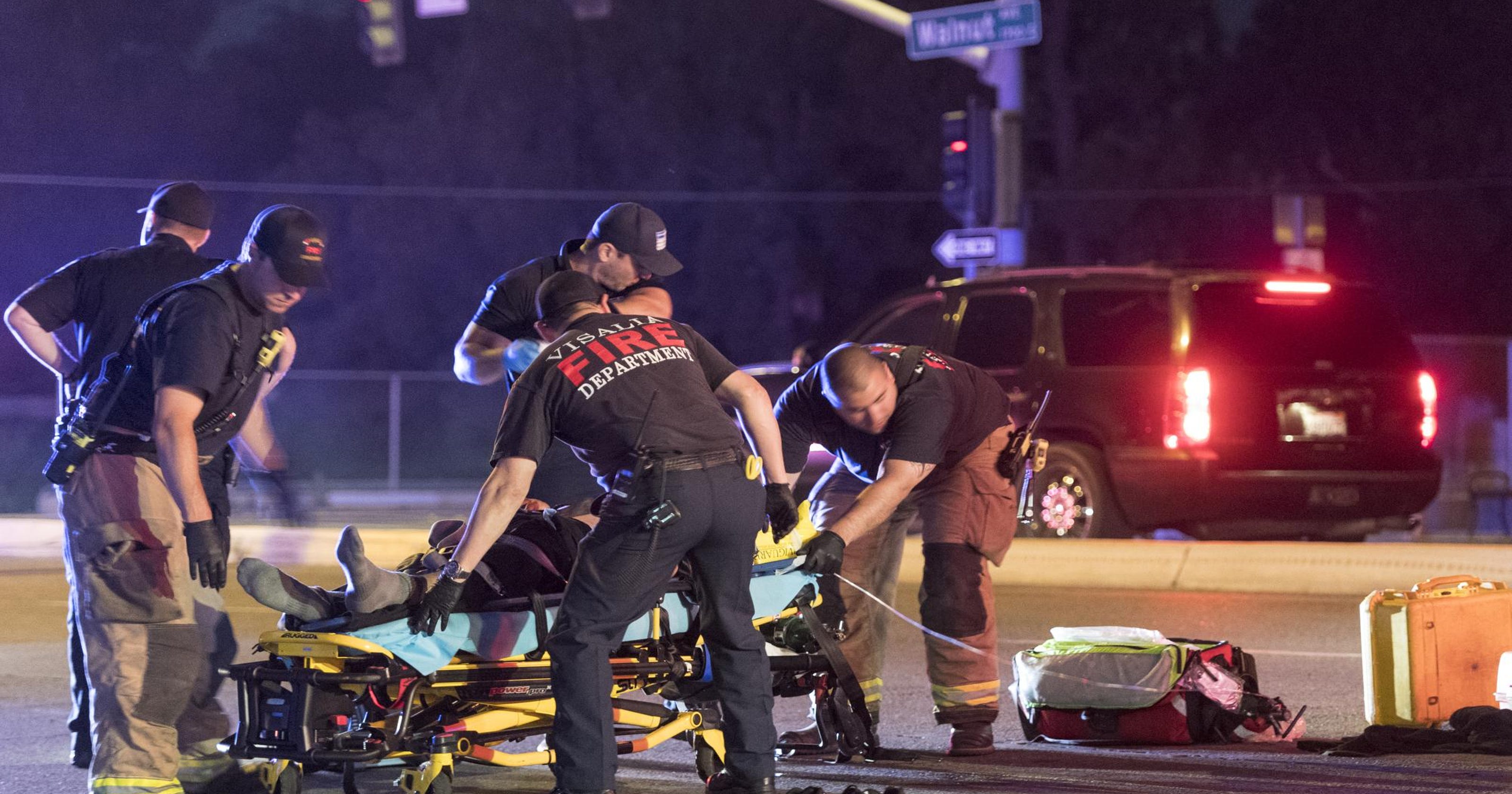 Pedestrian hit by truck fighting for life
