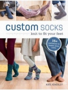 Kate Atherley has just published a new book about how to knit socks like a pro. This is a companion piece to her video on the same subject. Both are available from Interweave.com.