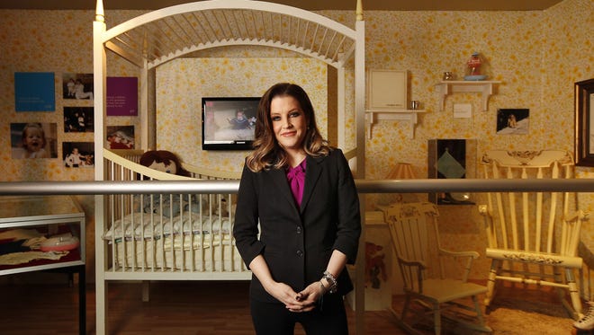 The exhibit "Elvis Through His Daughter's Eyes" opened at Graceland in Memphis on Feb. 1, 2012. Lisa Marie Presley was born on Feb. 1, 1968.