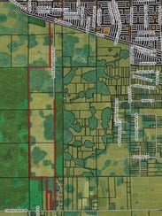 Location of proposed Troyer Brothers limerock mine