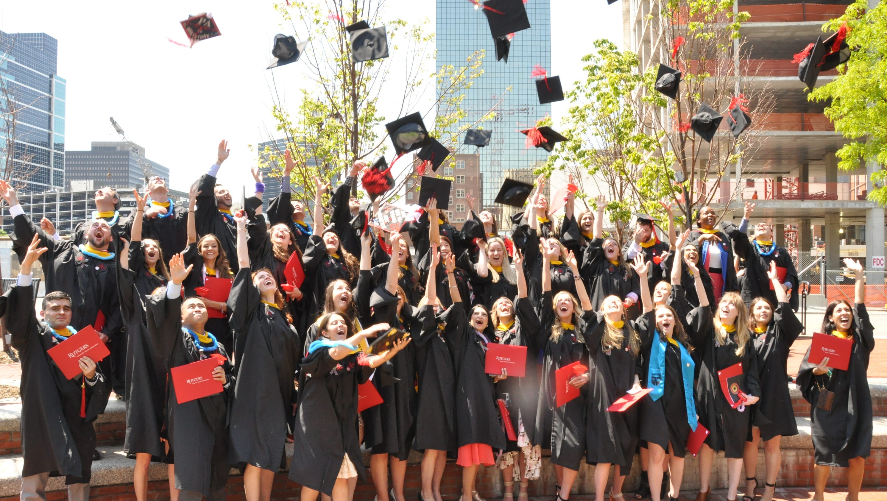 Rutgers School of Health Professions graduates over 500