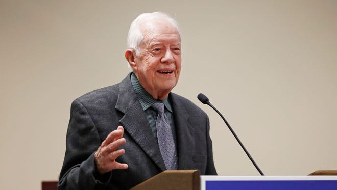 Former President Jimmy Carter says the United States is experiencing 'a resurgence of racism' and called on Baptist faith leaders to lead change in their communities.