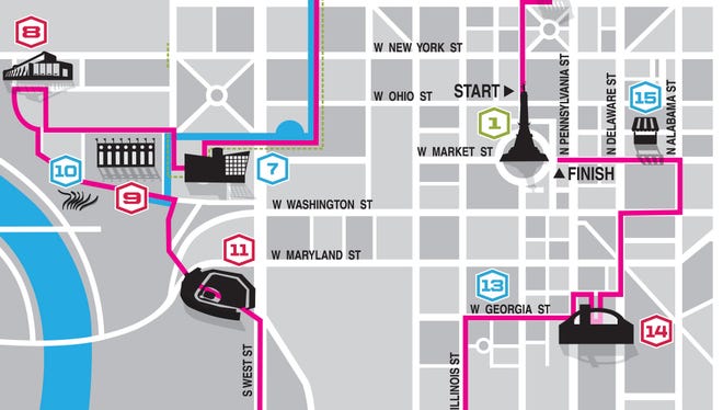 New Map Released For Third Annual Indy Ultimate Race Winterfest Indianapolis 2022 Map