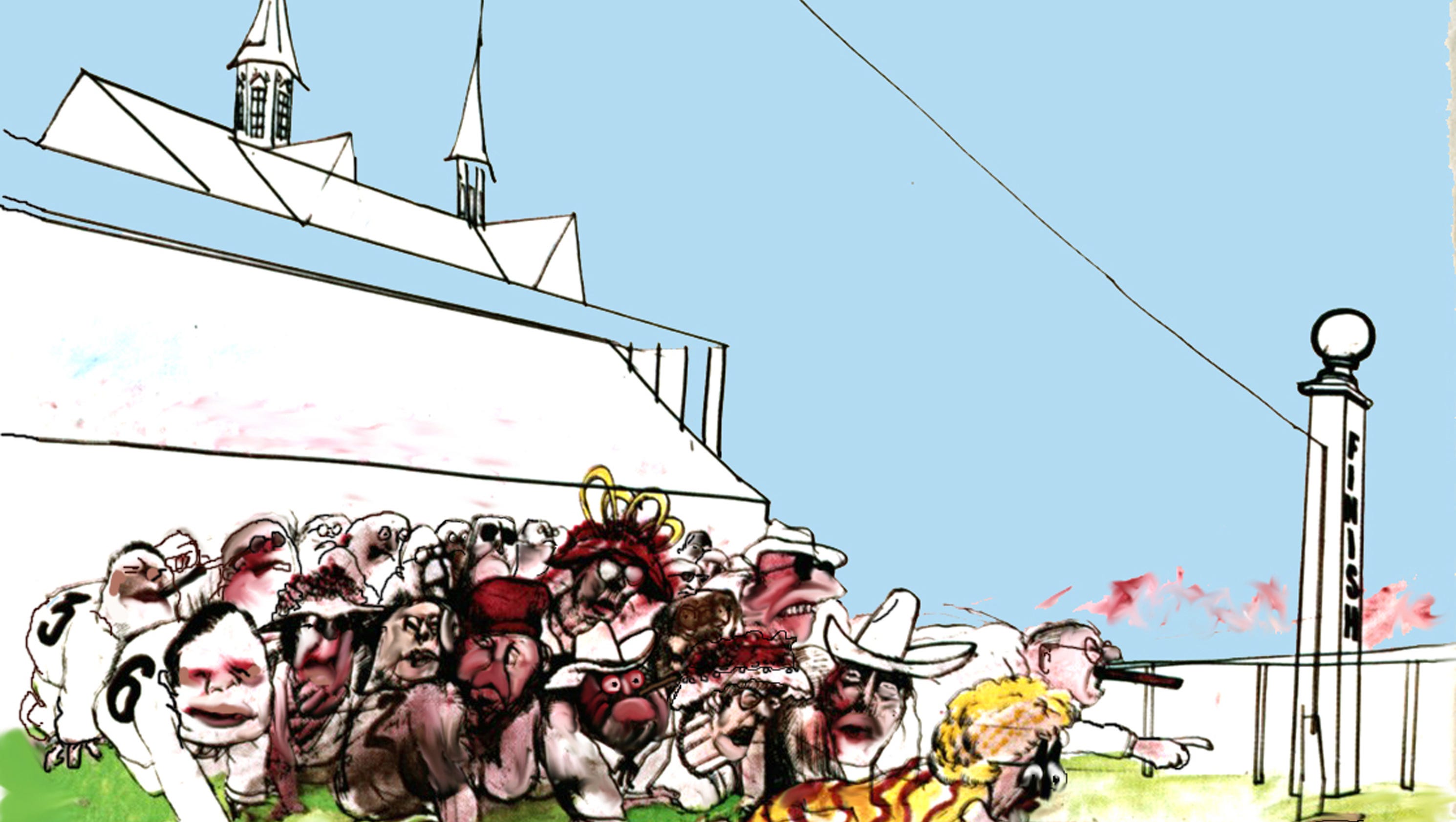 Kentucky Derby Artist remembers 1970 Derby with Hunter S. Thompson