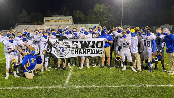 The Centreville Bulldogs wrapped up the conference title last week at Bangor.