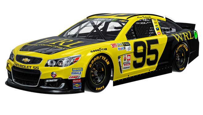 Michael McDowell's car for the Southern 500 was unveiled Thursday.