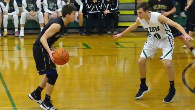 Millersport senior Zane Purvis recently scored his 1,000th career point for the Lakers.