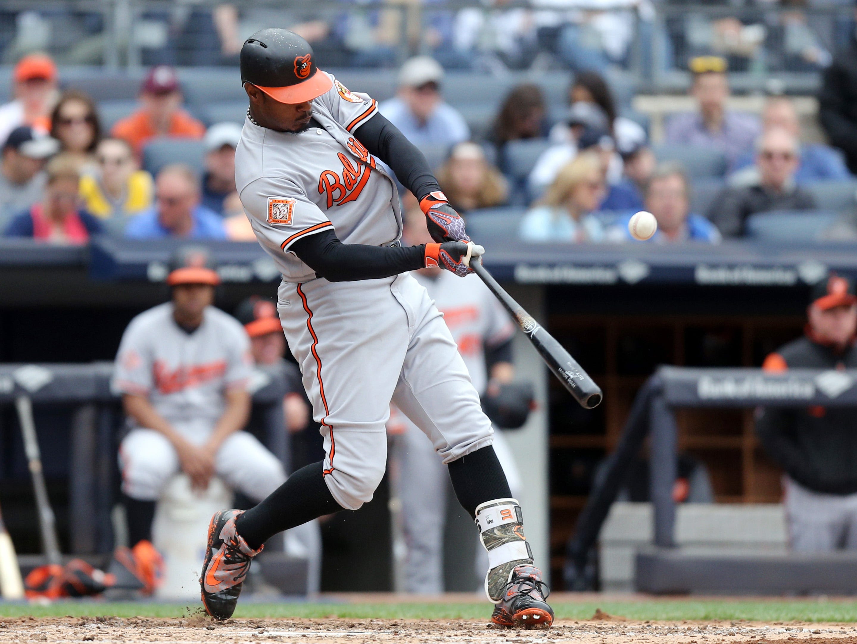 Adam Jones and the Orioles visited the Red Sox at Fenway Park on Monday.