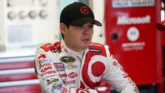 Kyle Larson was named 2014 rookie of the year in Sprint Cup.