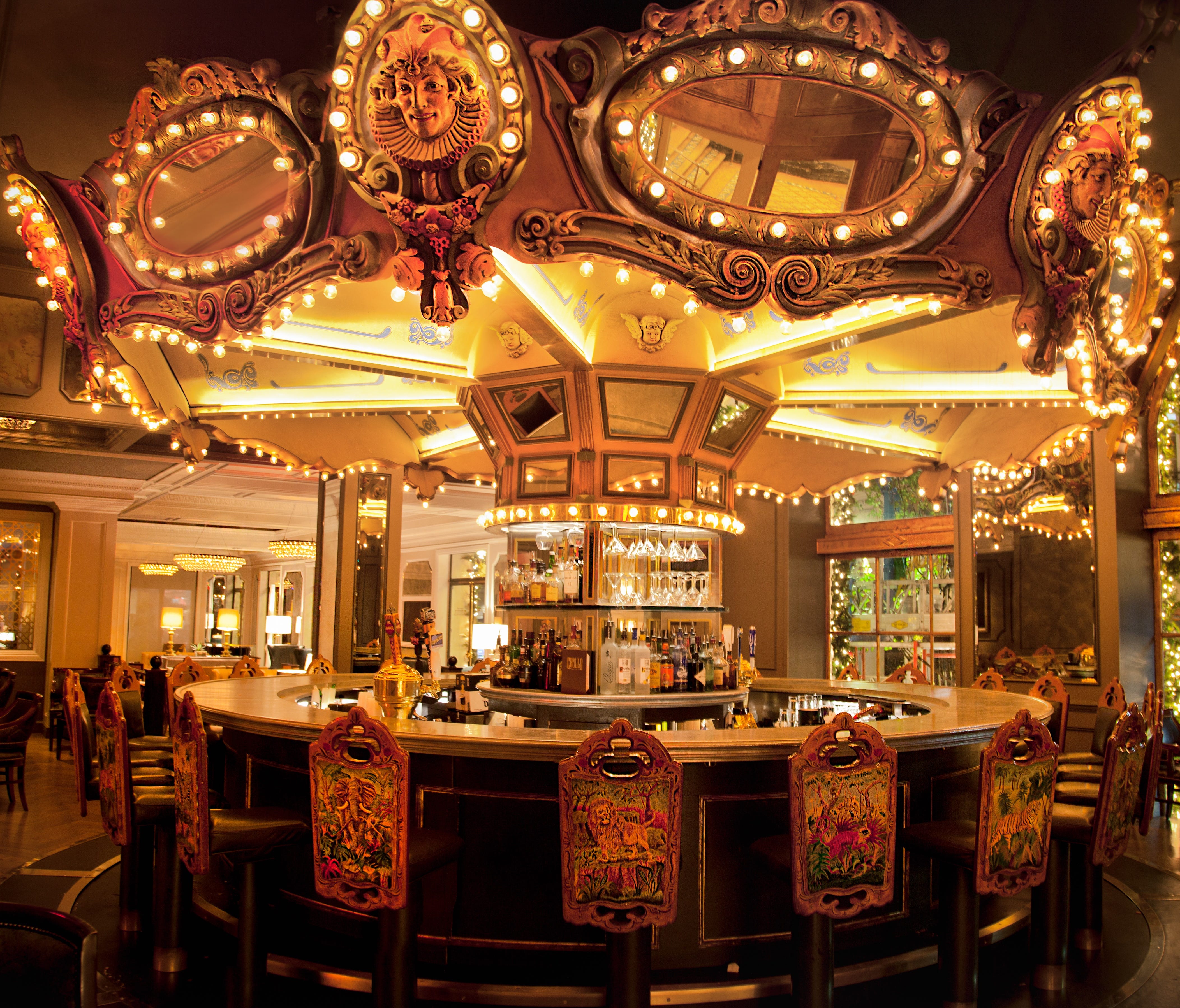 The only spinning bar in New Orleans can be found at the Hotel Monteleone. Carousel Bar opened in 1949, and the 25-seater is literally a carousel, spinning guests slowly around as they enjoy a cocktail.
