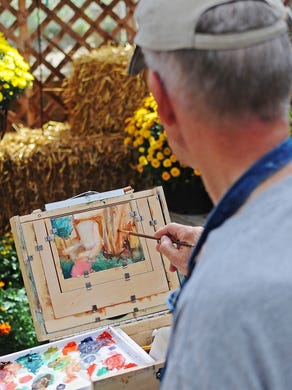 Artists Work Among Plants During Unconventional Exhibit