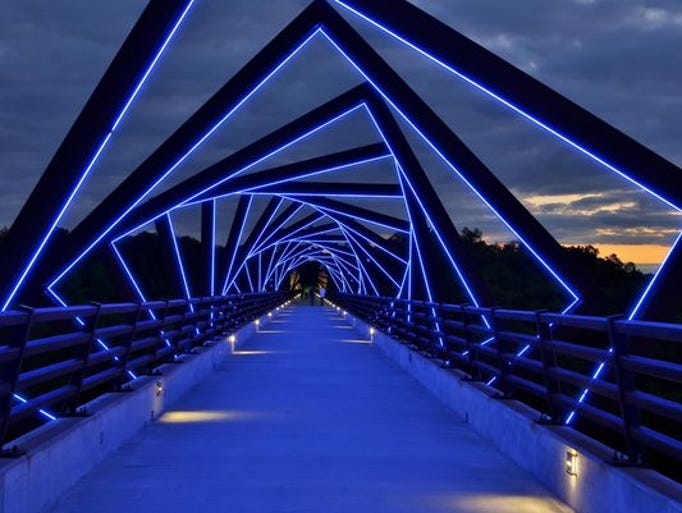 The High Trestle Trail Bridge is now the most popular