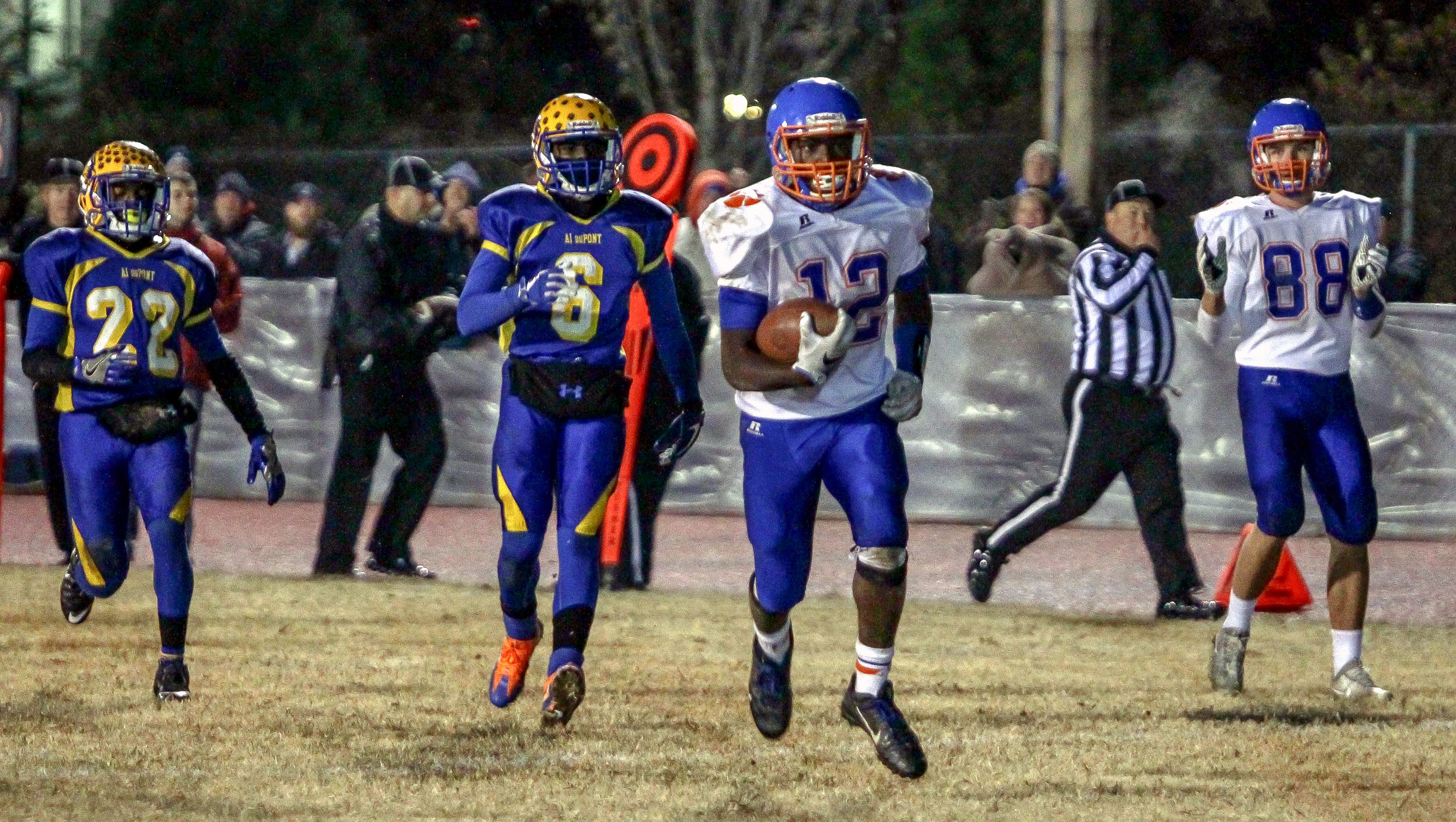 Delmar Football Downs A I Behind Dennard S 8 Tds
