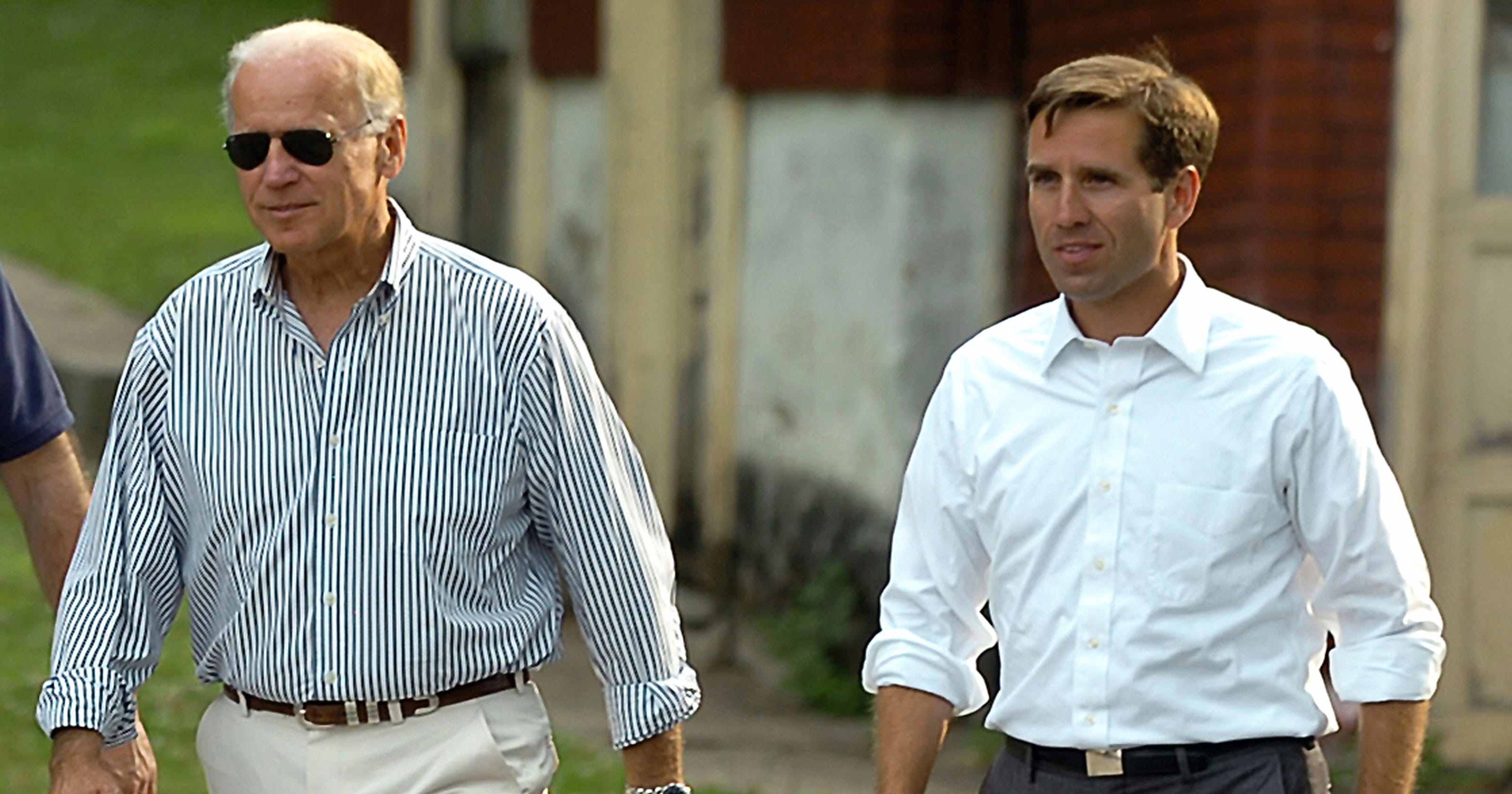 Beau Biden at military hospital so father can visit