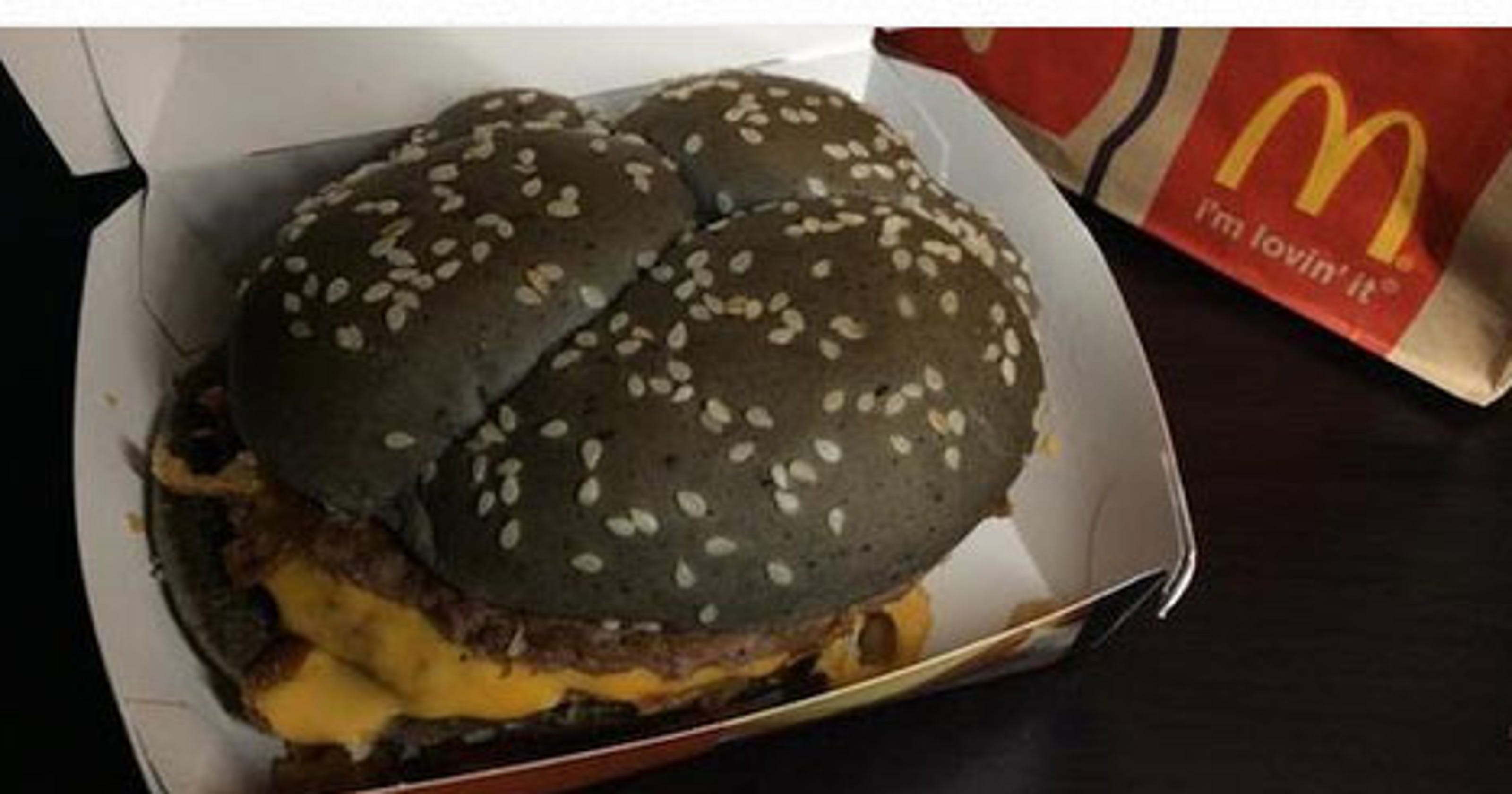 McDonald's unveils black 'Halloween' burger to rival Burger King