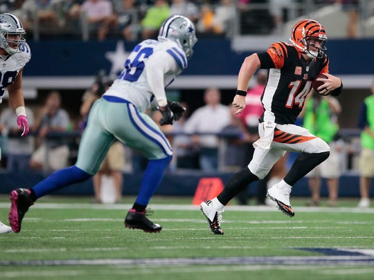 Andy Dalton to Dallas Cowboys reactions include Dak Prescott
