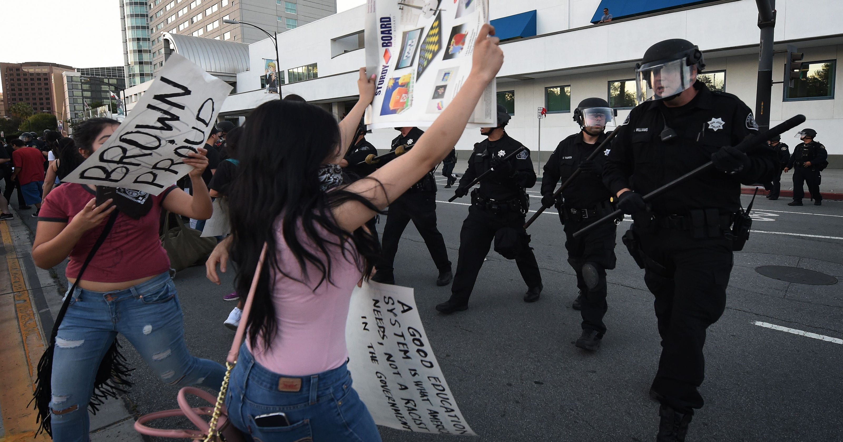 Police arrest three more suspects in Trump rally violence