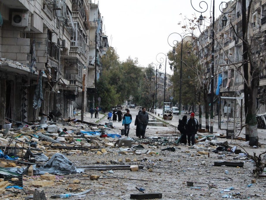 Eastern Aleppo, Dec. 14, 2016.
