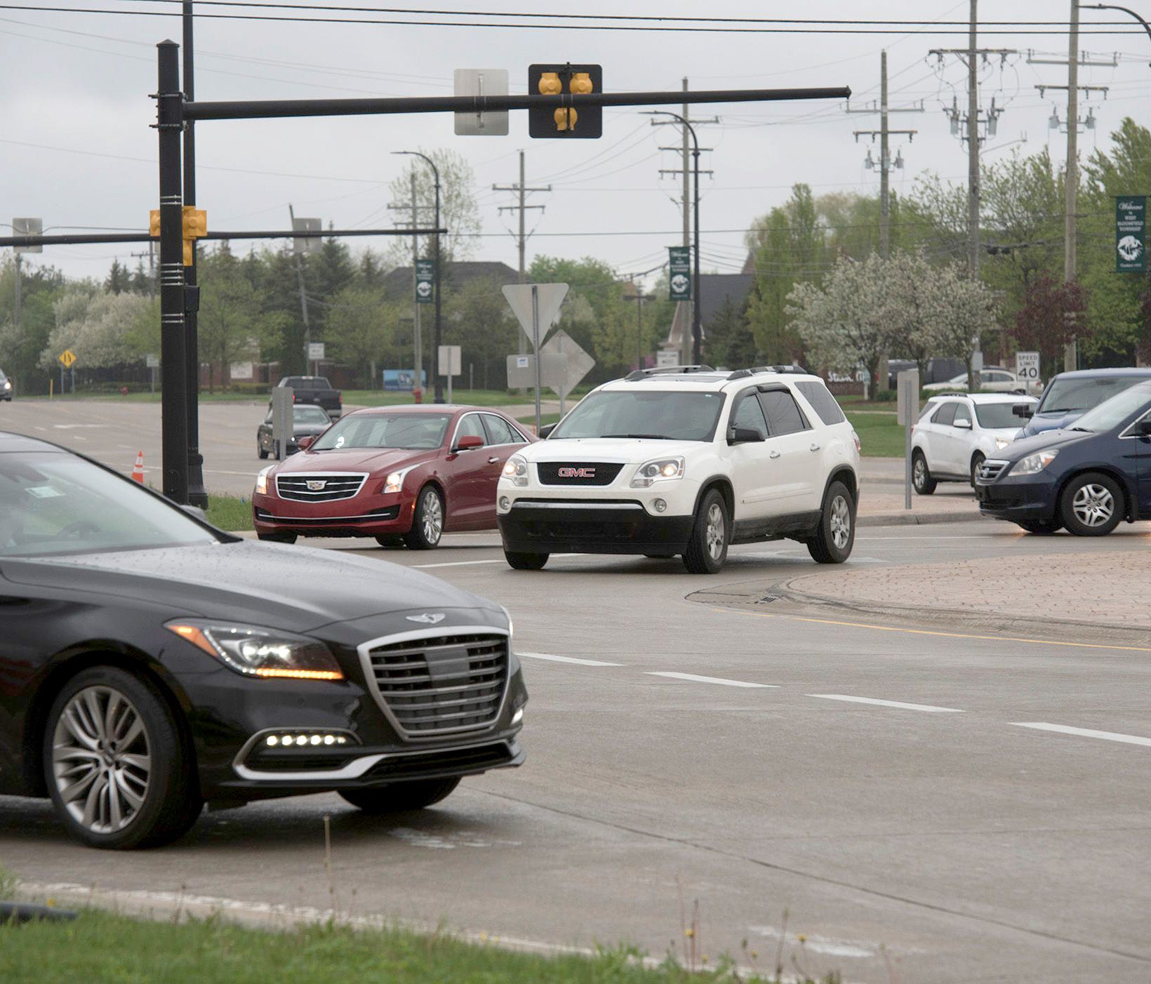 The roundabout at 14 Mile and Orchard Lake Roads is fourth most dangerous intersection in the state for 2017.