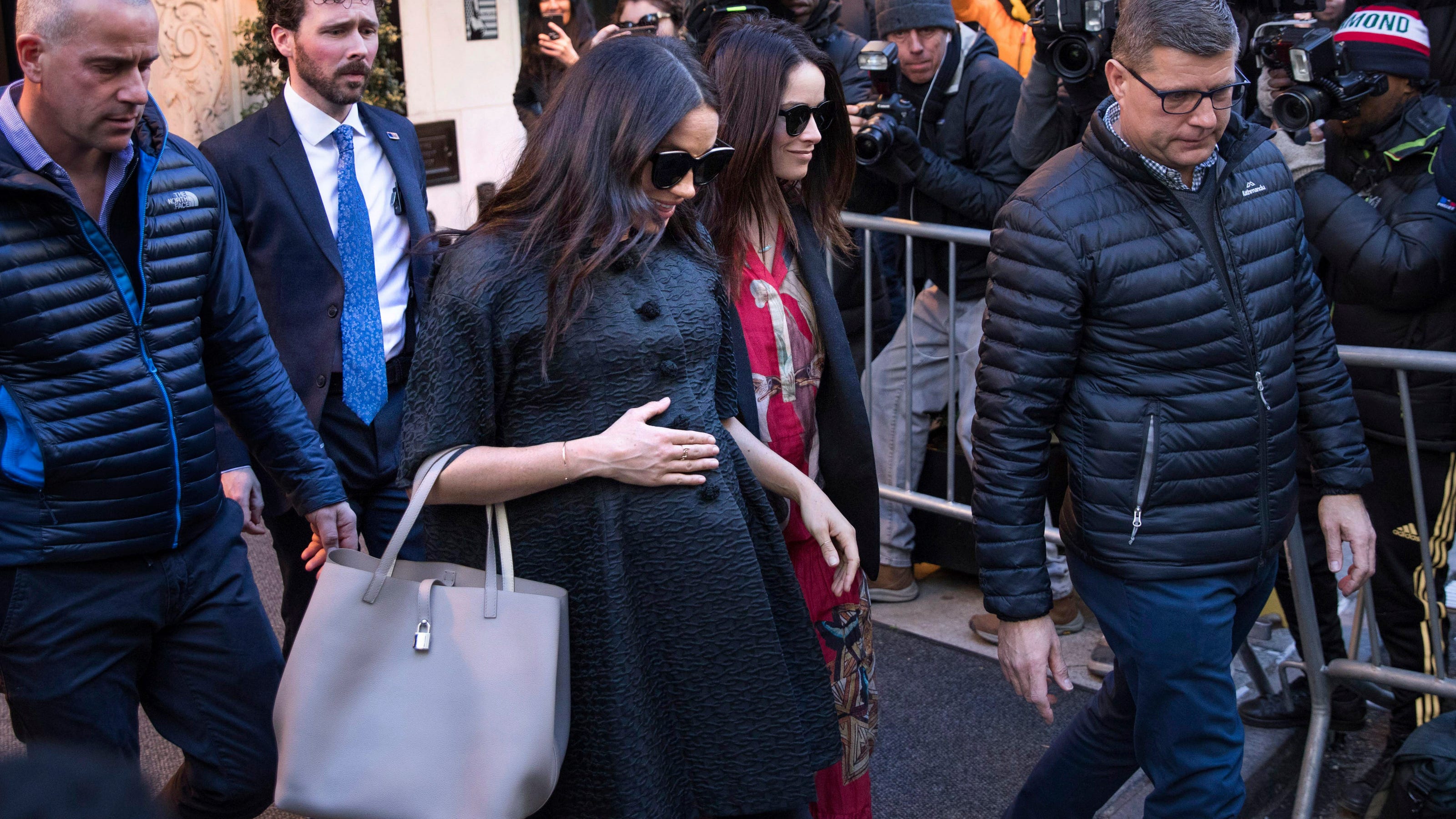 Meghan Markle In New York For Rumored Baby Shower