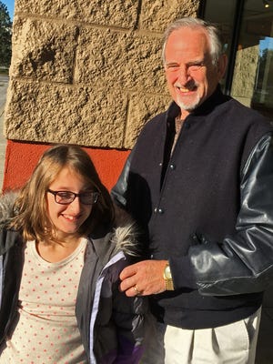 Mike Patashna and his granddaughter, Abby, will be participating in their second York Turkey Trot on Thanksgiving morning.