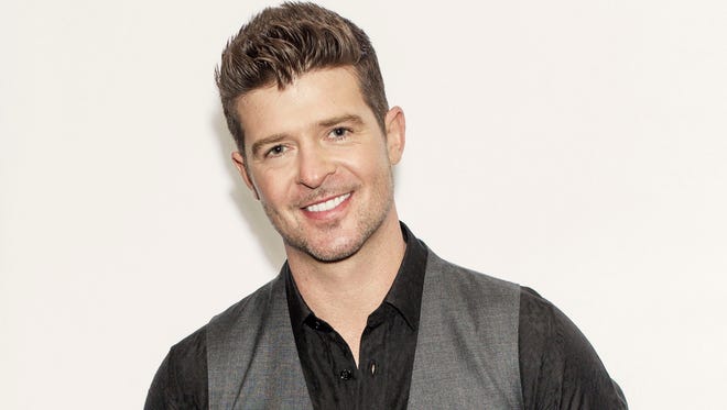 Robin Thicke is No. 1 with his song, well, you know it.