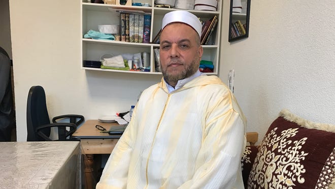 Ahmad Elbaghdadi, the imam of the El Mouahidin mosque in The Hague, Netherlands.
