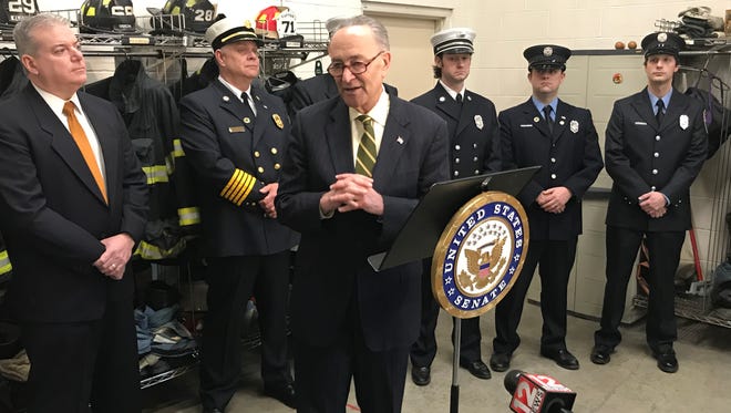 U.S. Senator  Charles E. Schumer today launched an effort to increase funding for the Staffing for Adequate Fire & Emergency Response (SAFER) Grant program.