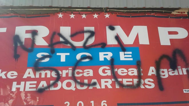 Trumped Store Vandalized In Show Low