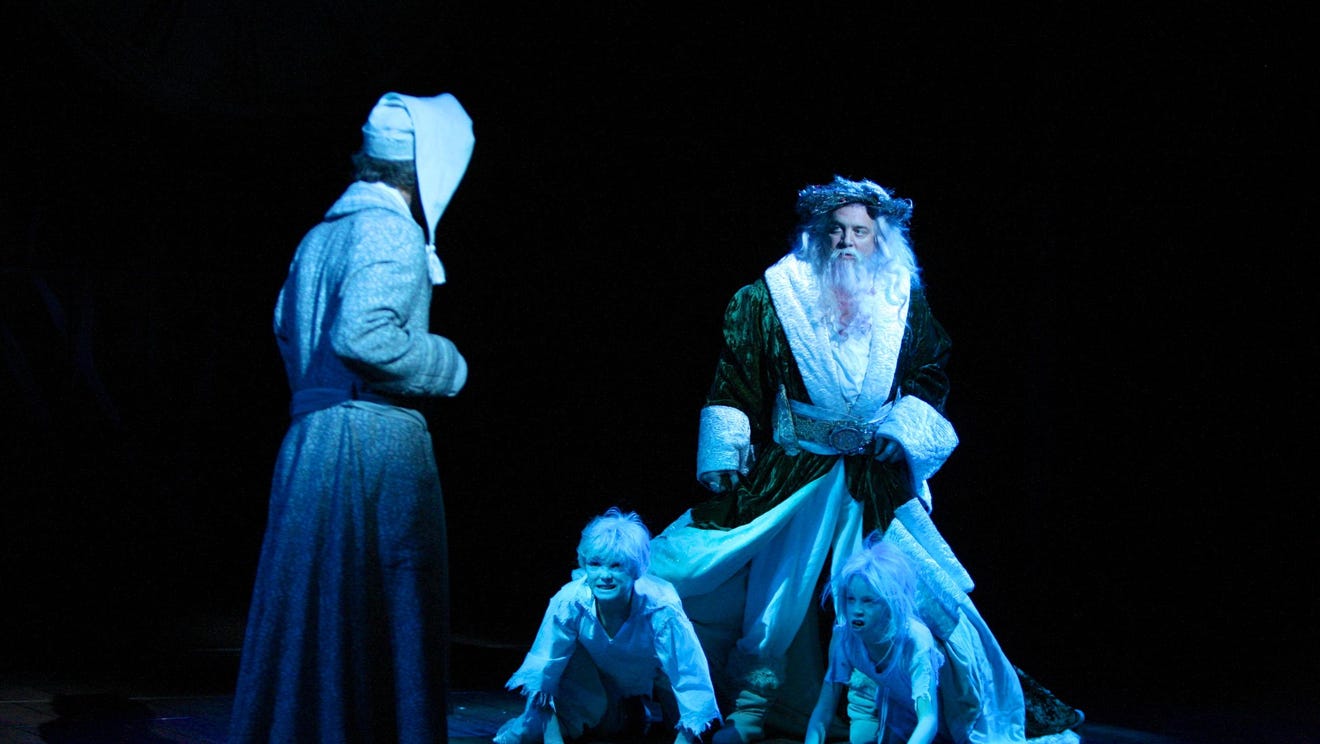 Feeling festive! spirits of christmas ~ a rock’n’roll christmas carol Art Beat: Creating spirits to haunt 'A Christmas Carol'