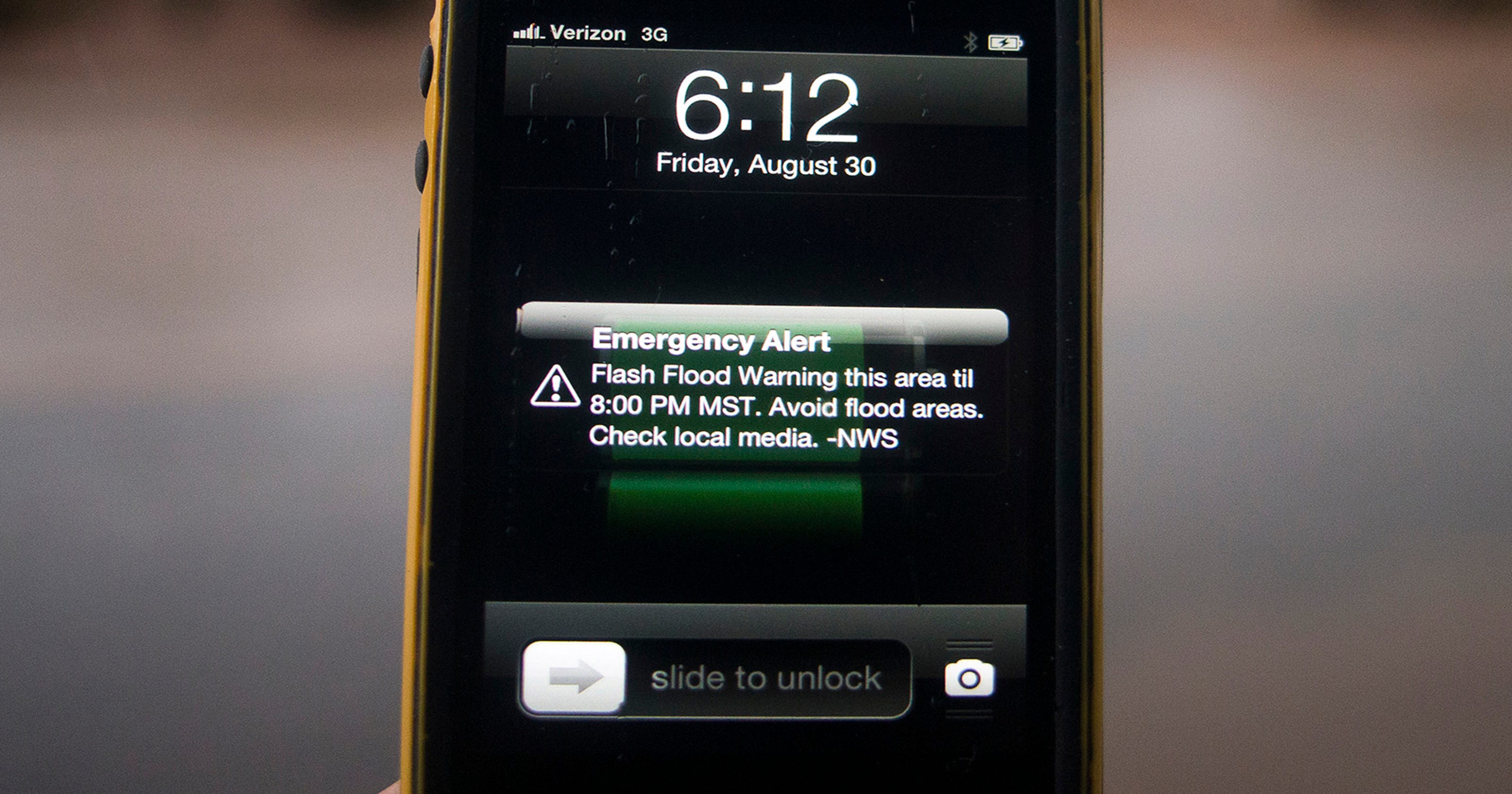 Screeching emergency phone alerts often scarier than the emergency