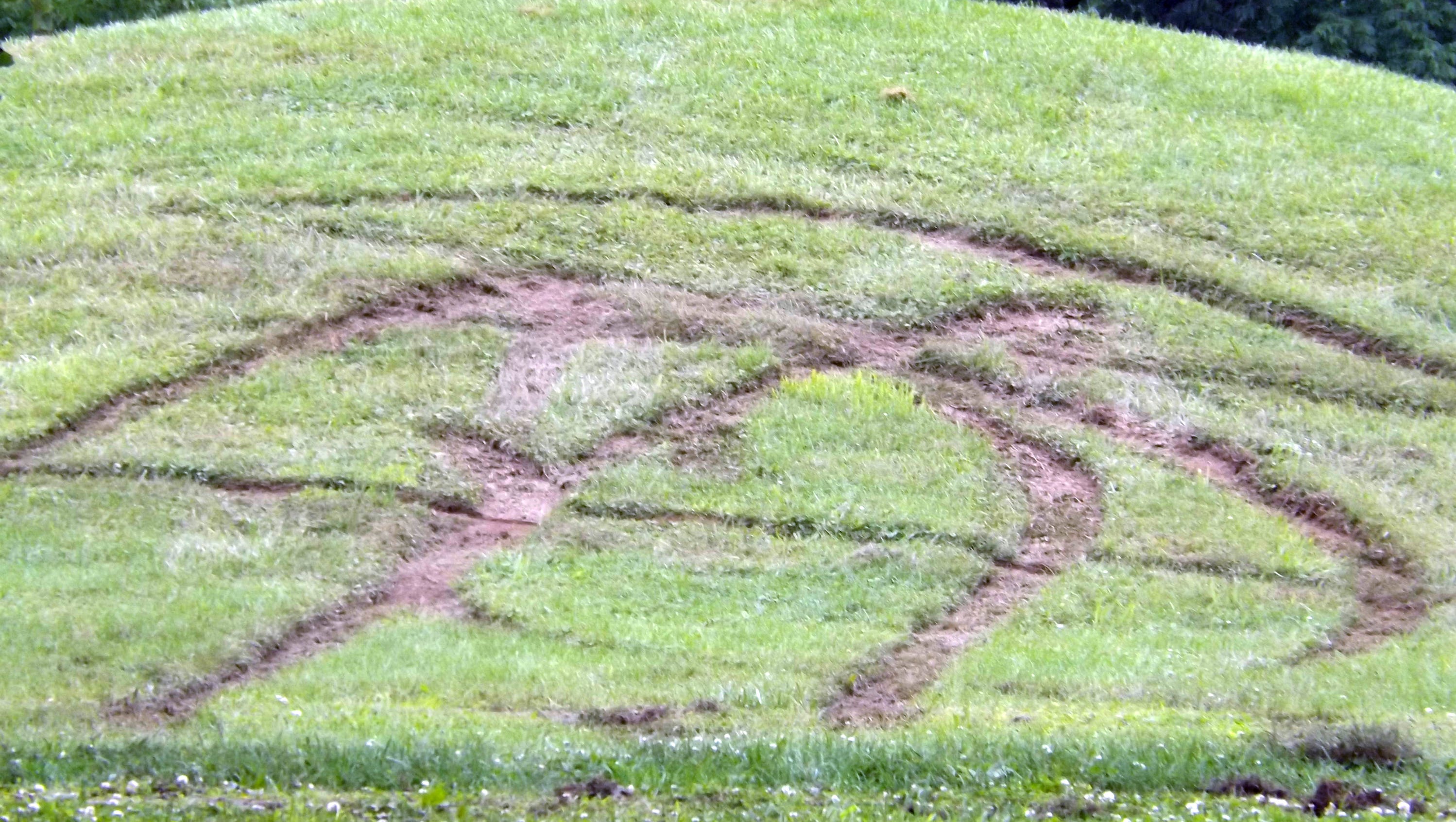 Vandal Goes Mudding On Ancient Indian Burial Mound Vandal Goes Mudding On Ancient Indian Burial Mound