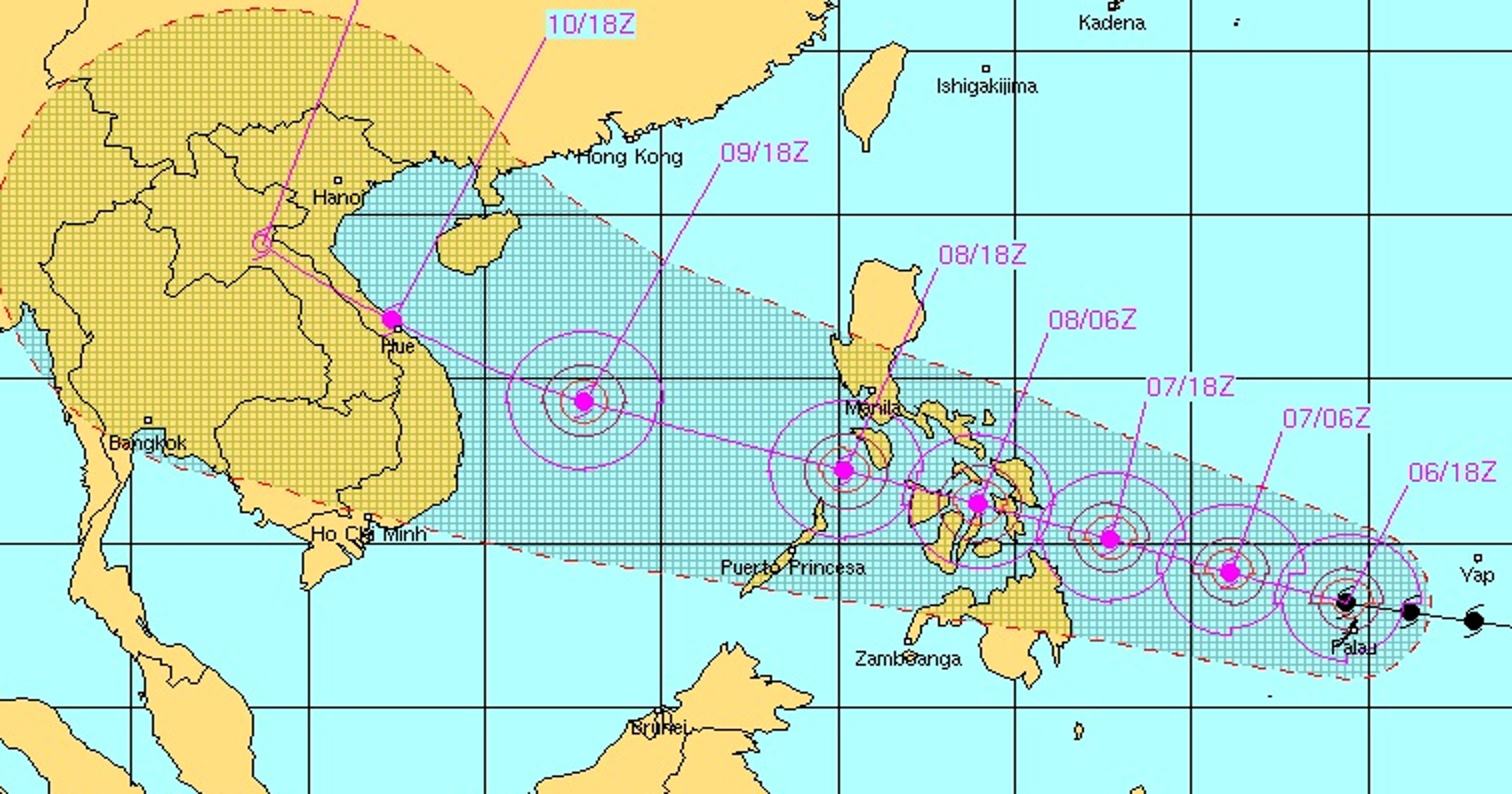 Super typhoon forecast to hit the Philippines