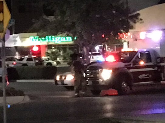 El Paso police investigate a July 30 shooting at Mulligan's
