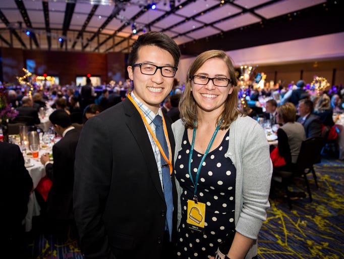 Justin Chang, 27, and Kelly Helbach, 25, both of Iowa