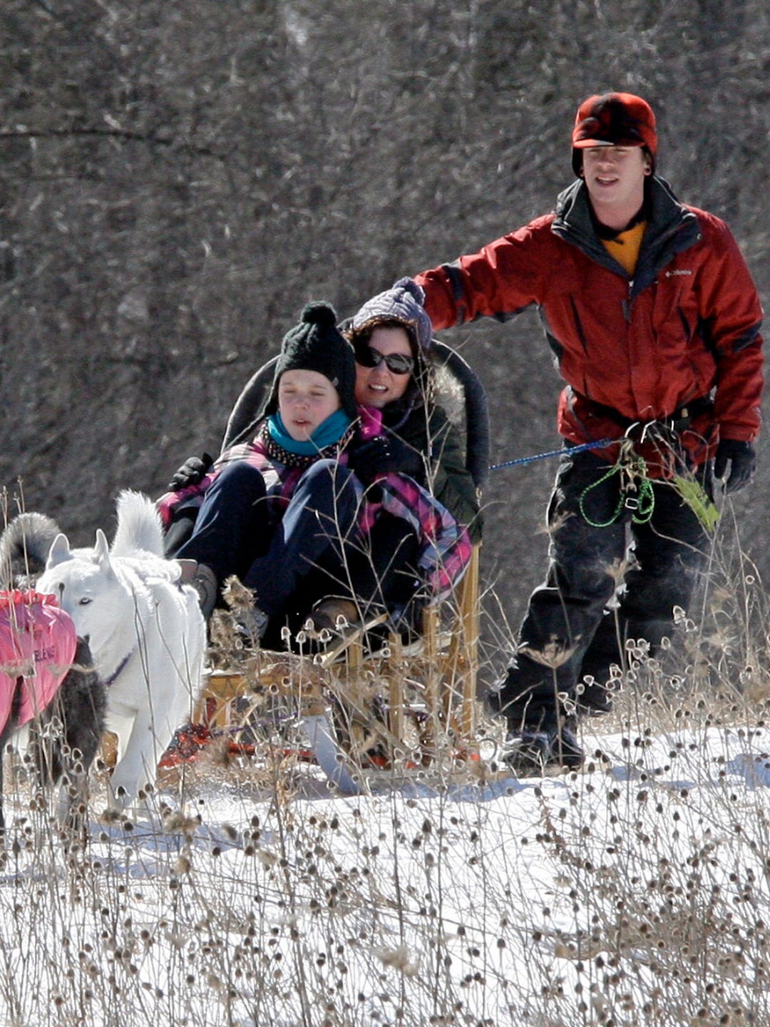 Door County Sled Dogs Mush Their Way At The Wade House Feb 28
