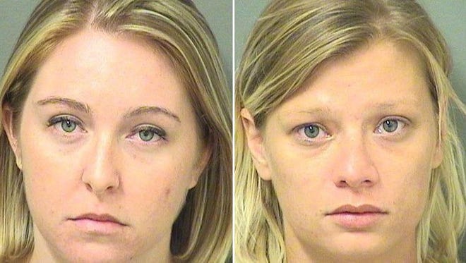 Kristen O’Connor, 27, (left) and June Schweinhart, 28,