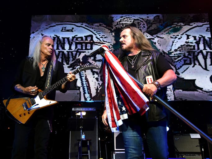 Rickey Medlocke and Johnny Van Zant of Lynyrd Skynyrd