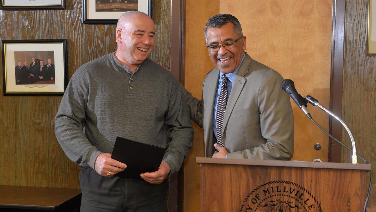 Millville police promoted four new officers