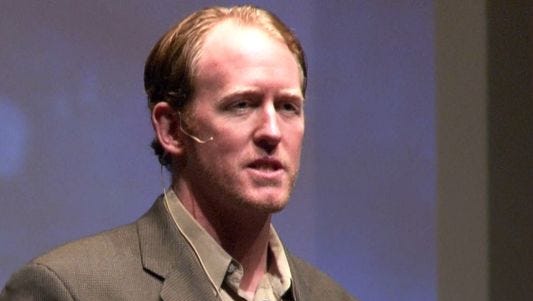 Robert O'Neill, a former U.S. Navy SEAL, speaks Maryville, Tennessee, last Thursday. He says he killed Osama bin Laden in the 2011 raid on bin Laden's compound in Pakistan.