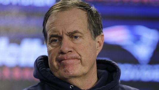 New England Patriots coach Bill Belichick didn't clarify any details on the NFL investigation.