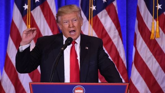 Donald Trump, at Jan. 11, 2017, press conference.