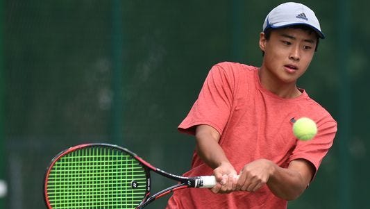 Andrew Zhang is one of the country's top junior tennis players.