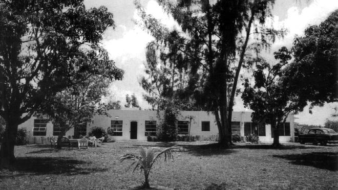 Believed to be the oldest structure <137><137>in Cape Coral, the former Ranch House Hotel now serves as the offices and chapel of the Coral Ridge Cemetery. The property was the original homestead of Pat Molter Emerson’s grandfather, Jacob D. Molter, who sold it in 1945 due to failing health.