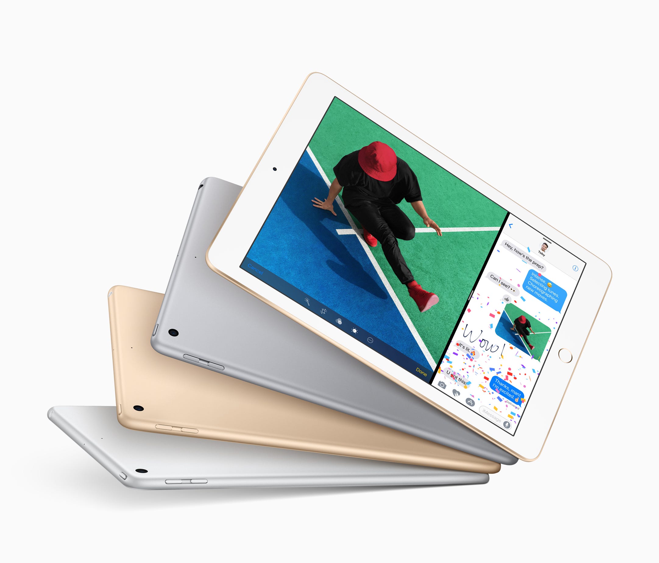 Apple's new iPad, which starts at $329.