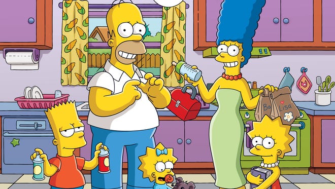Fox's "The Simpsons" passed "Gunsmoke" for the most episodes of a prime-time scripted series.