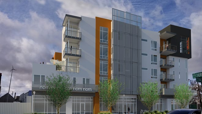 Renderings for a new condominium development at 235 Ralston St.