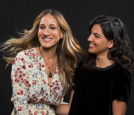 During a #BookmarkThis live video chat, Sarah Jess...