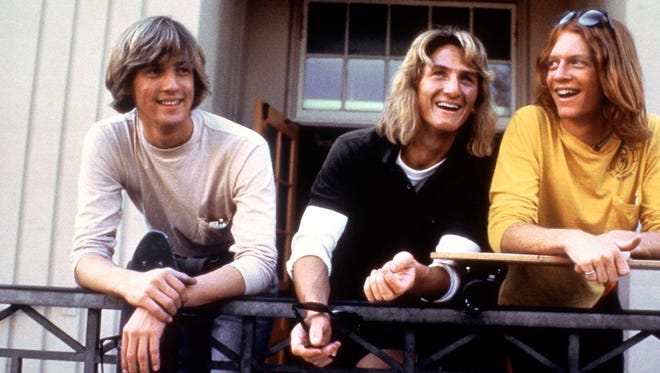 Before he was a serious actor, Sean Penn was stoner Jeff Spicoli in 1982's "Fast Times at Ridgemont High," along with Anthony Edwards, left and Eric Stotlz.